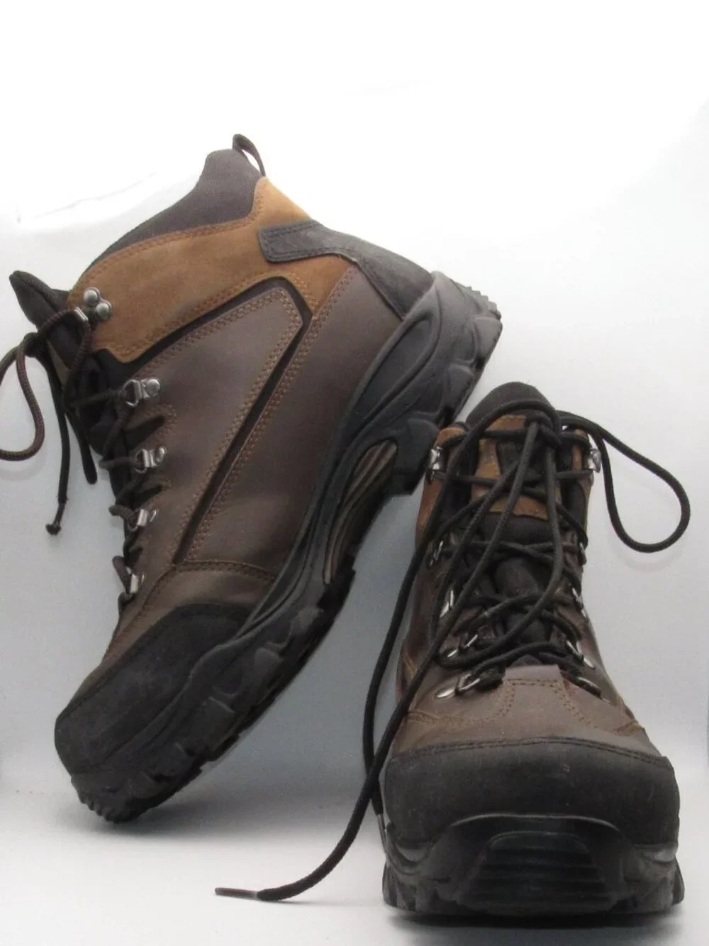 Wolverine Brown & Black Men's Spencer Waterproof Hiking Boots Size 11 Extra Wide